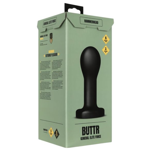 BUTTR - duży dildo analny - czarny