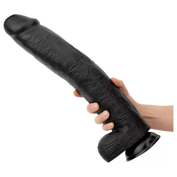 BUTTR Operation Dingo - duży realistyczny dildo - 43 cm - czarny