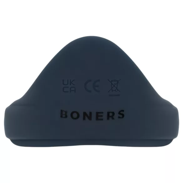 Boners - pierścień wibrujący na penisa - silikon - niebieski