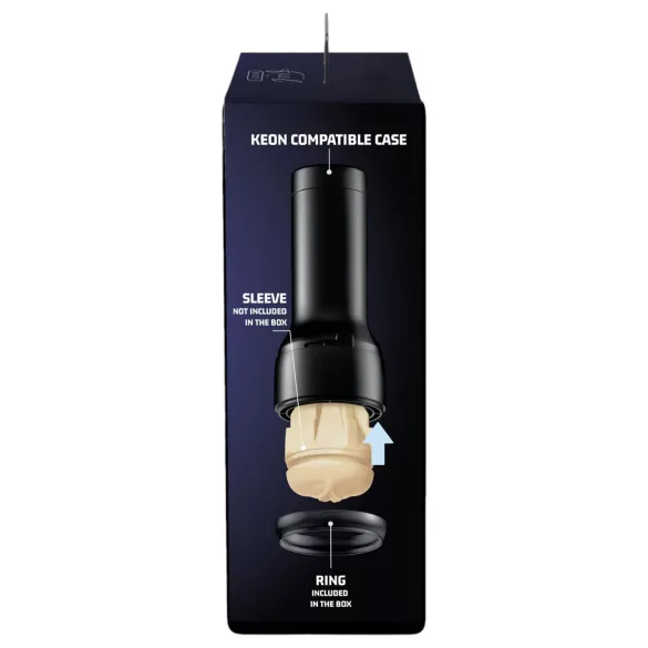 Kiiroo Keon - etui do masturbatora - bez mankietu - czarny