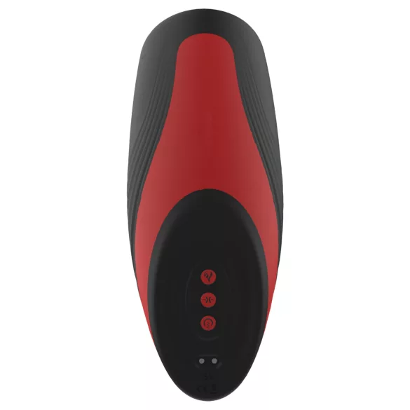 Dreamtoys Essentials - masturbator ssąco-wibracyjny (czarny)