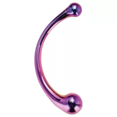 Dreamtoys - dildo szklane - masażer - fioletowy
