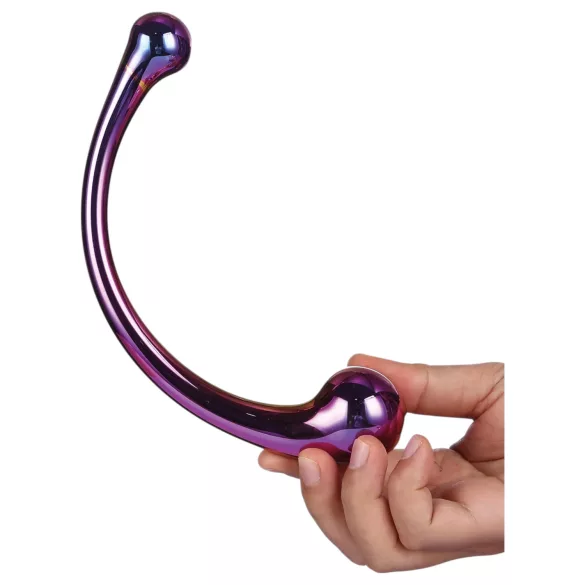 Dreamtoys - dildo szklane - masażer - fioletowy