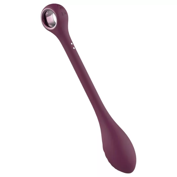 Glam - wodoodporny, elastyczny wibrator G-punktu (fioletowy)