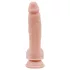 Mr. Dixx 7.6 - dildo z jądrami na przyssawce - realistyczny beżowy 19,5 cm