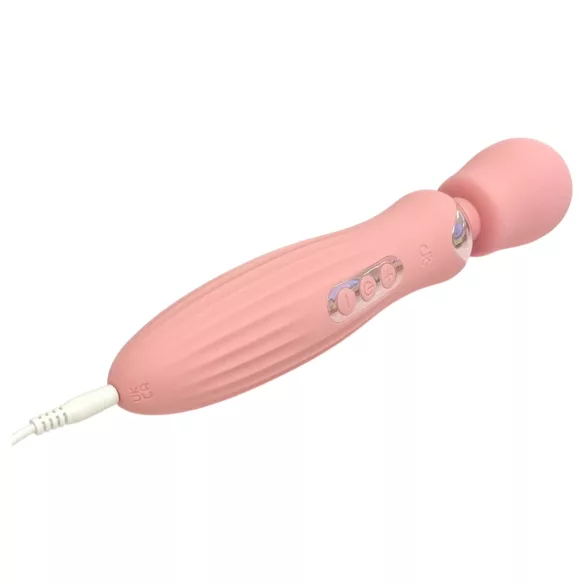 Glam - duży wibrator typu wand (różowy)