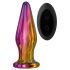 Glamour Glass - szczytowy, radiowy, szklany wibrator analny (kolorowy)