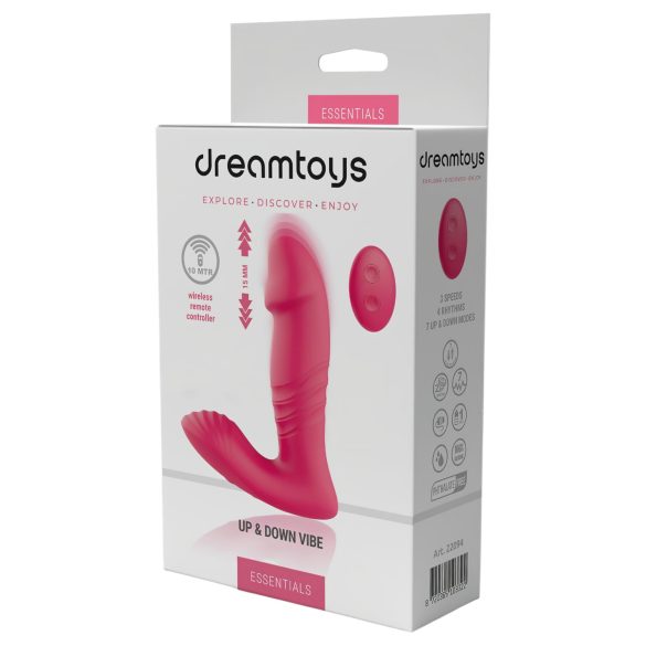 Dreamtoys - wibrujący stymulator do noszenia na pilota - różowy