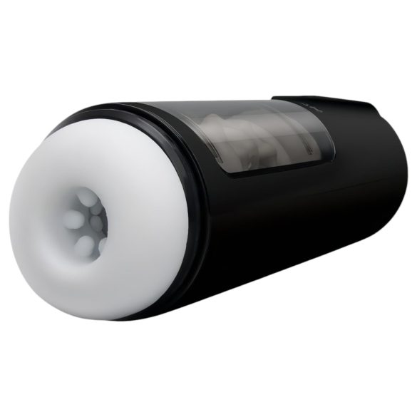 Dreamtoys Blowtech - wibrujący, ruchomy masturbator (czarny)