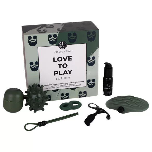 Pleasure Box Love to Play - zestaw masturbatorów - 6 elementów