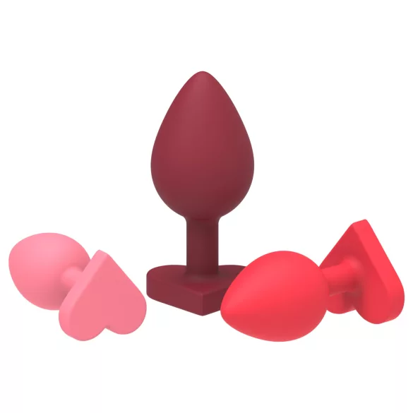 Dreamtoys Amour - zestaw prezentowy do treningu analnego (czerwony)