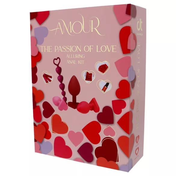 Dreamtoys Amour - zestaw prezentowy do treningu analnego (czerwony)
