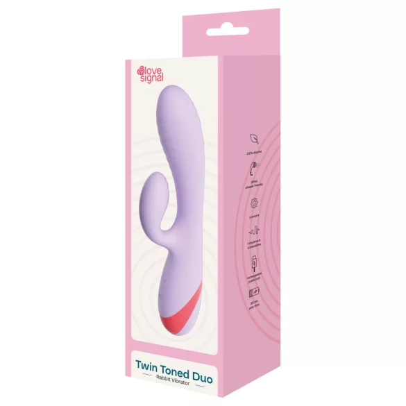 Dreamtoys Love Signal - wibrator z uchwytem na łechtaczkę (fioletowy)