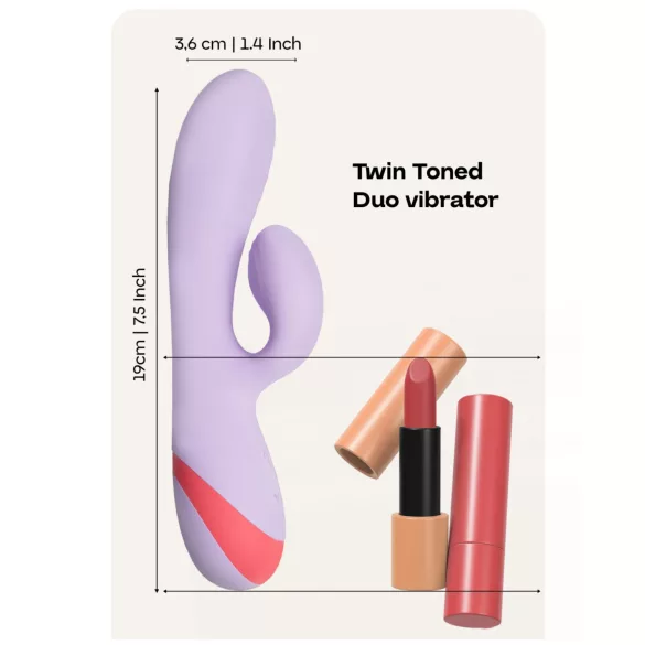 Dreamtoys Love Signal - wibrator z uchwytem na łechtaczkę (fioletowy)