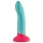 Dreamtoys Love Signal - dwukolorowy silikonowy mały dildo (niebieski)