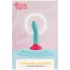 Dreamtoys Love Signal - dwukolorowy silikonowy mały dildo (niebieski)