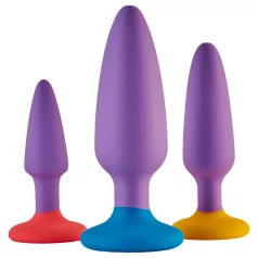 Dreamtoys Love Signal - zestaw korków analnych (fioletowy)