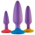 Dreamtoys Love Signal - zestaw korków analnych (fioletowy)