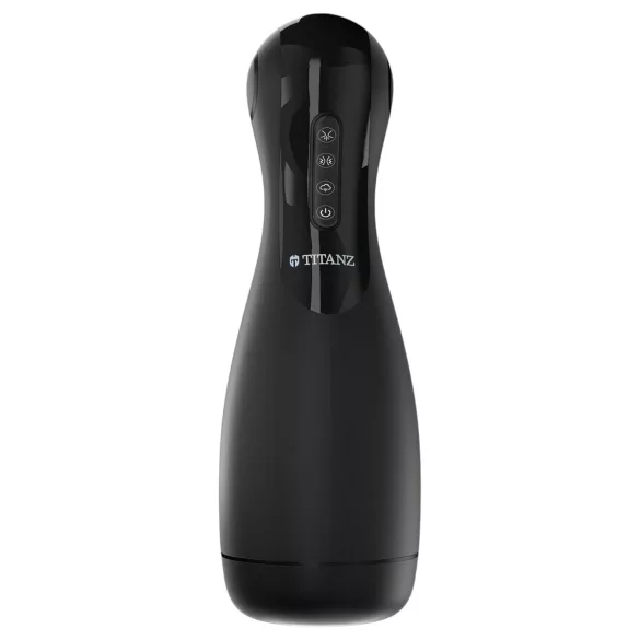 Titanz Ultimate Squeeze & Suck - automatyczny masturbator (czarny)