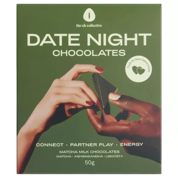 The Oh Collective Date Night Matcha - czekolada matcha z truskawkami dla par (50 g)