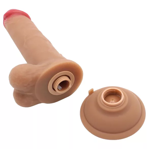 Kiotos Cox Power - wibrujący strzelający dildo z pilotem (naturalny)