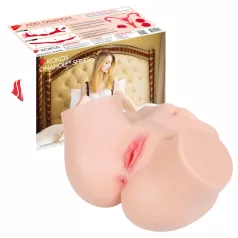   Kokos Adel Onahole - realistyczny masturbator w formie tułowia (naturalny)