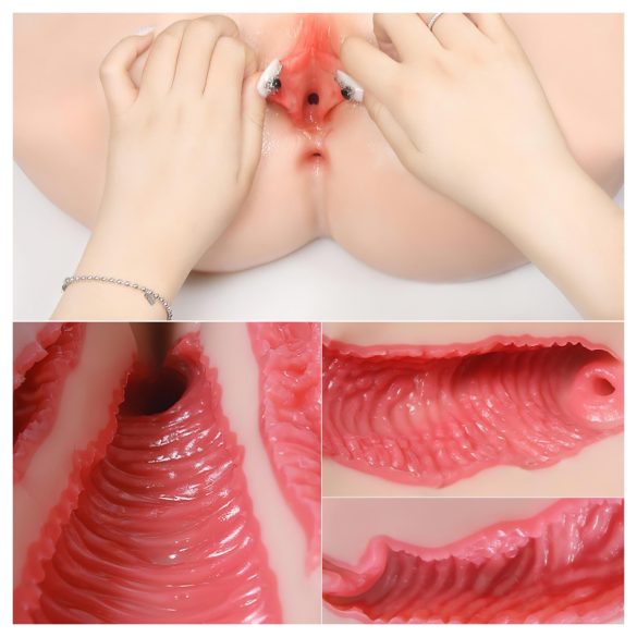 Kokos Vanilla 004 - realistyczny masturbator tors - skóra naturalna