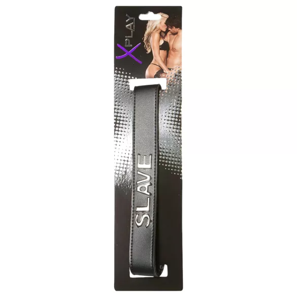X-Play Slave - obroża do BDSM - regulowana - czarna