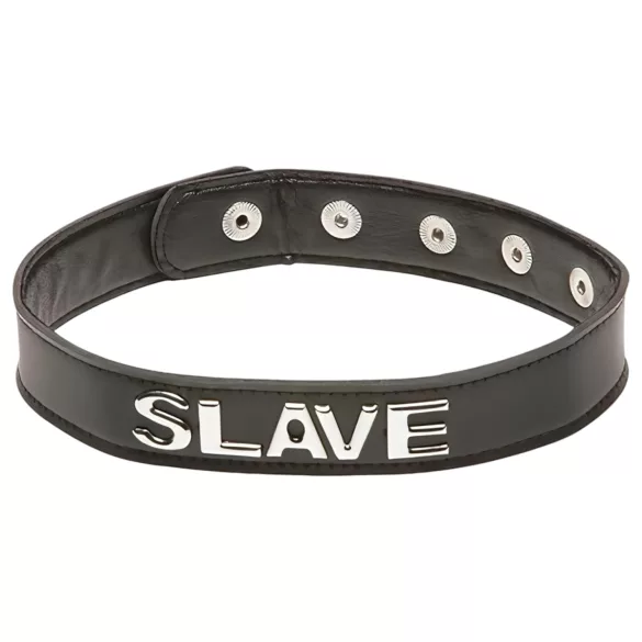 X-Play Slave - obroża do BDSM - regulowana - czarna