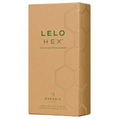   LELO Hex Organic - prezerwatywy - cienkie lateksowe - 12 sztuk