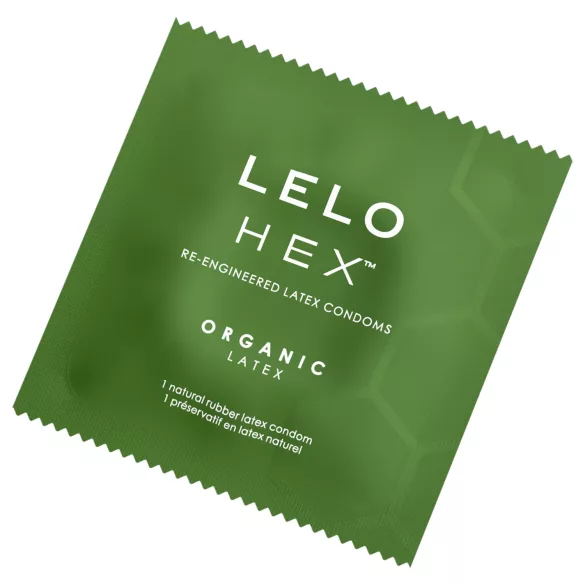 LELO Hex Organic - prezerwatywy - cienkie lateksowe - 12 sztuk