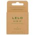 LELO Hex Organic - prezerwatywy wzmacniające - 3 sztuki