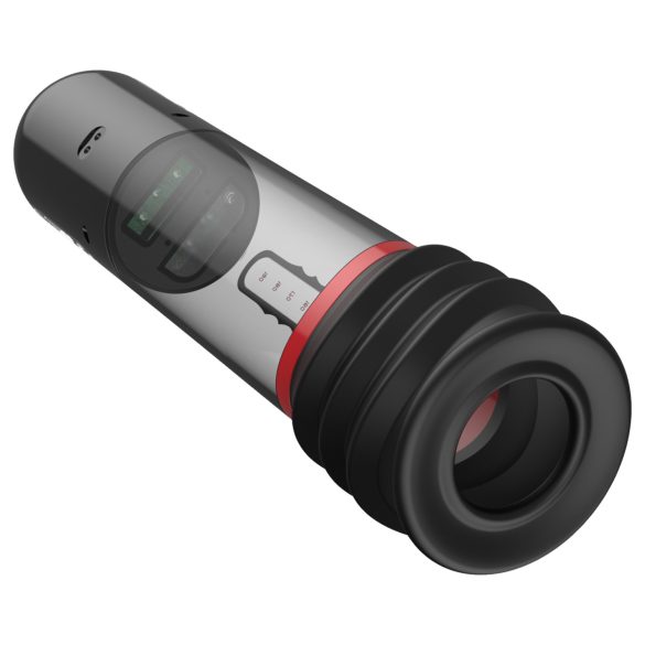 Peak Performa - pompka do penisa automatyczna - przezroczysta - infraledy