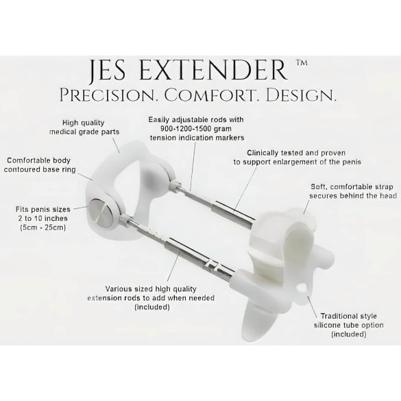 Jes-Extender - extender do penisa - standard - długość do 17 cm