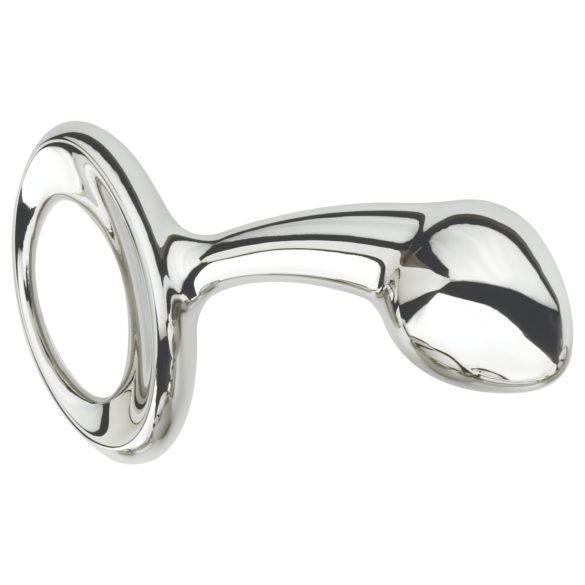 Njoy S - mała metalowa zatyczka analna - srebrna