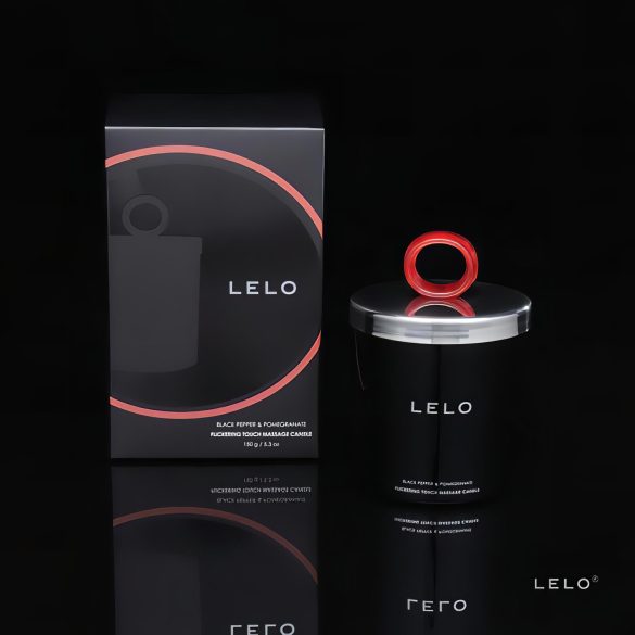 LELO - świeca do masażu - granat z czarnym pieprzem - 150g