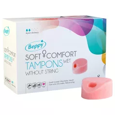   Beppy Soft bezsznurkowy wilgotny intymny tampon‑gąbka - 8 szt.