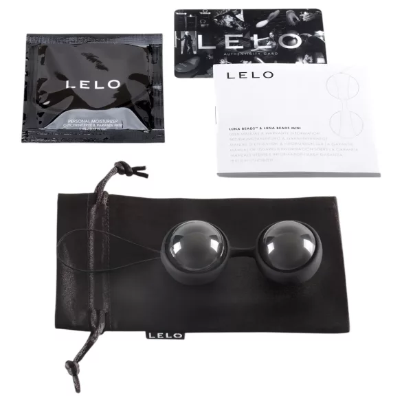 LELO Luna Noir - kulki gejszy - wymienne kulki - czarne
