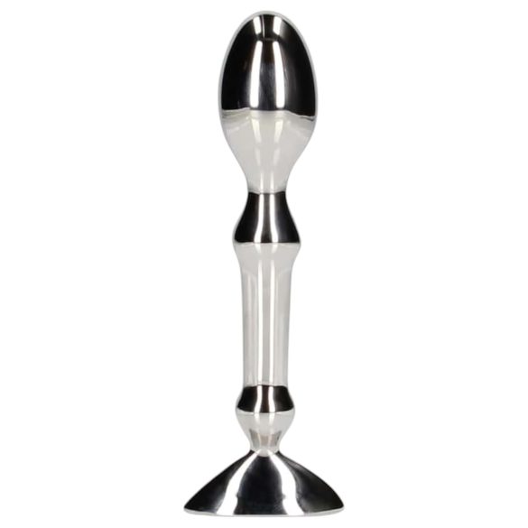 Aneros Tempo - stalowy dildo analny (srebrny)