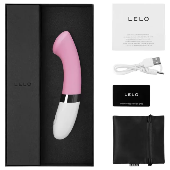 LELO Gigi 2 - wibrator do punktu G - silikonowy - różowy