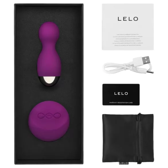LELO - jajko wibrujące obrotowe - silikon fioletowy