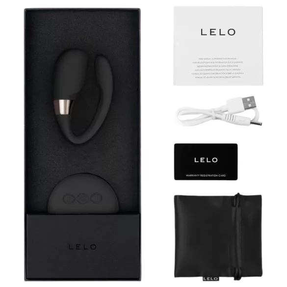 LELO Tiani 3 - wibrator dla par - silikonowy - czarny