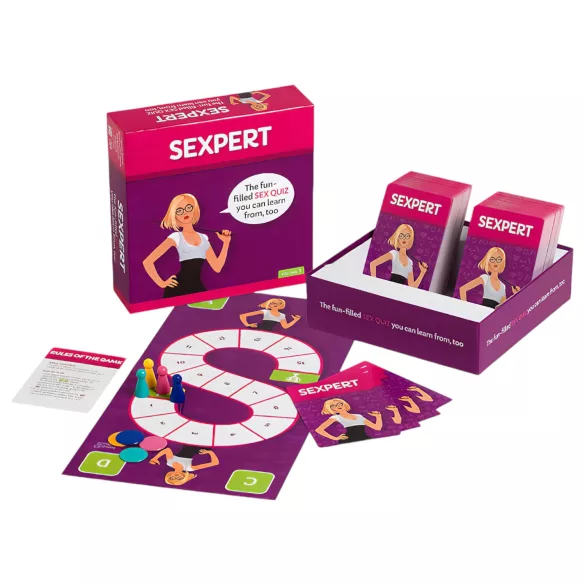 tease & please - Sexpert - zabawny quiz erotyczny, gra towarzyska (w języku angielskim)