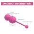 Magic Motion Kegel Master - kulki gejszy z wibracją sterowane aplikacją (różowe)
