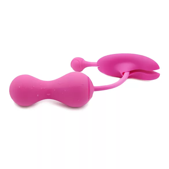 Magic Motion Kegel Master - kulki gejszy z wibracją sterowane aplikacją (różowe)