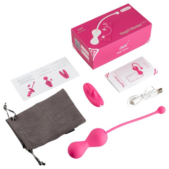 Magic Motion Kegel Master - inteligentne kulki gejszy duo (różowe)