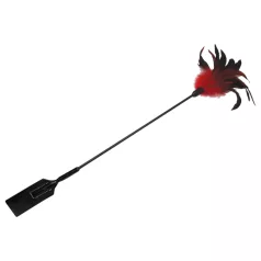 S&M - pejczer i piórko do łaskotania - czerwony