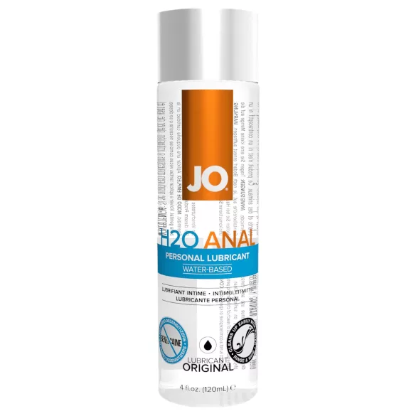 System JO - H2O Anal Original - nawilżający żel analny na bazie wody (120 ml)