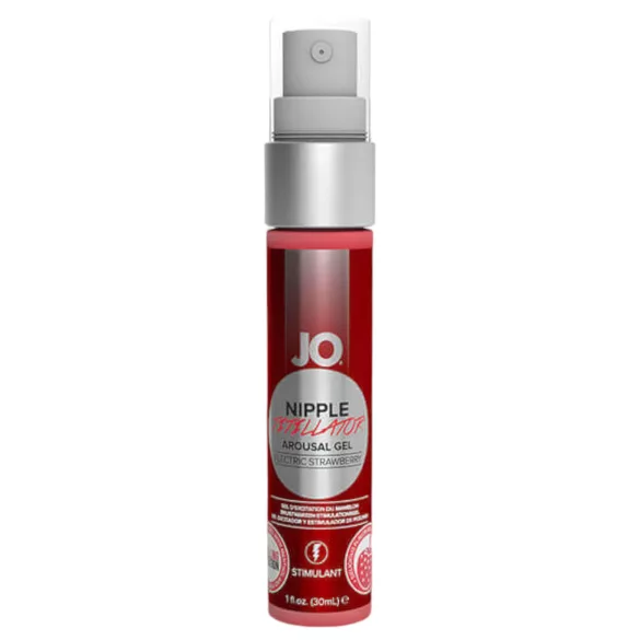 System JO - żel do sutków - stymulujący - truskawkowy 30ml