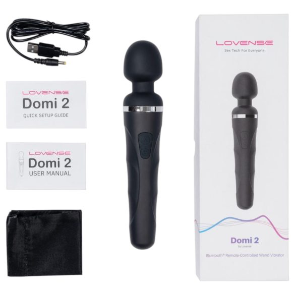 LOVENSE Domi 2 - inteligentny masażer wibrujący (czarny)
